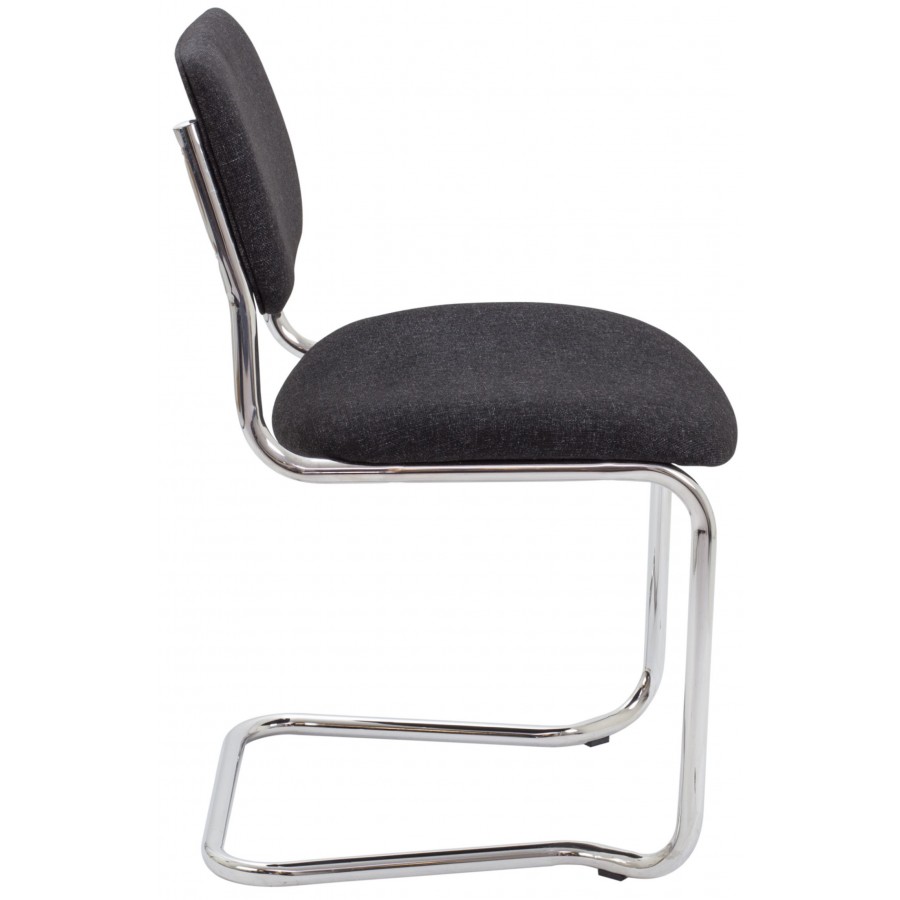 Summit Cantilever Stacking Fabric Visitor Chair 